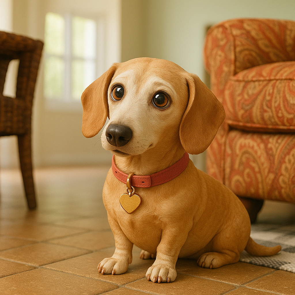 Cartoon version of the same pet